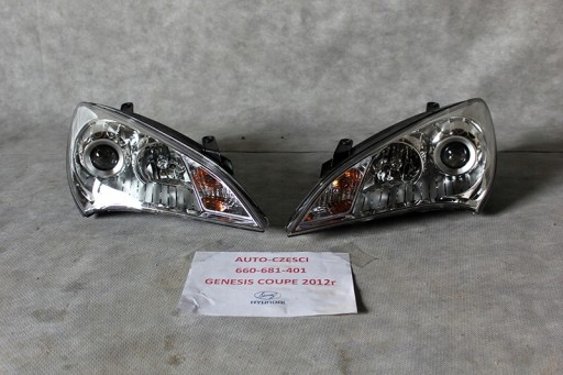 Genesis coupe фонарь рефлектор европейское левое , фото