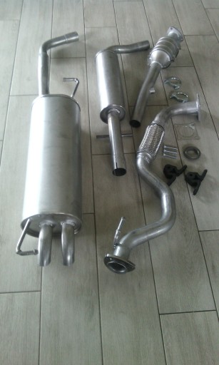 Vw golf iv 1.6 16v глушители целый комплект , фото