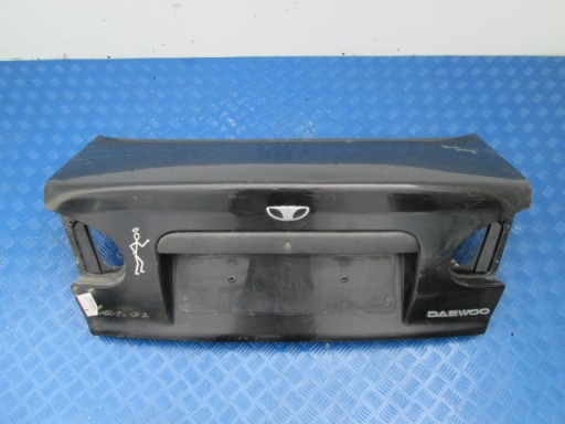 Daewo lanos седан задняя крышка багажника черная , фото