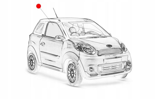 Скло права двері microcar m8 замінник , фото