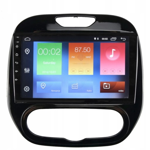 Радио навигация gps renault captur 2013-2019 android carplay , фото