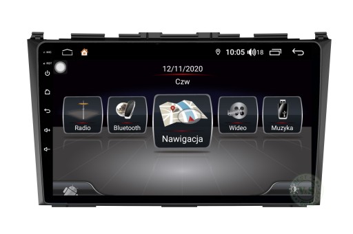 V&S радио навигация honda crv 2007 - 2012 бизнес line qled android авто , фото