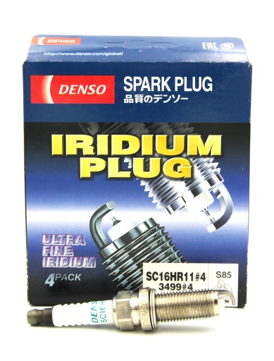 4× свеча зажигания denso sc16hr11 , фото
