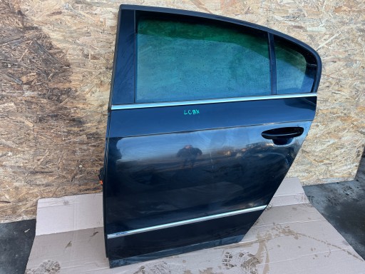 Задні двері ліве задній ліве volkswagen vw passat b6 седан lc9x комплектне , фото