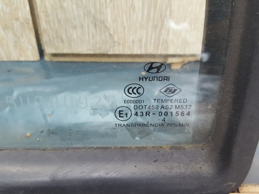 Заднее окно кузовное левое hyundai получить 5d , фото