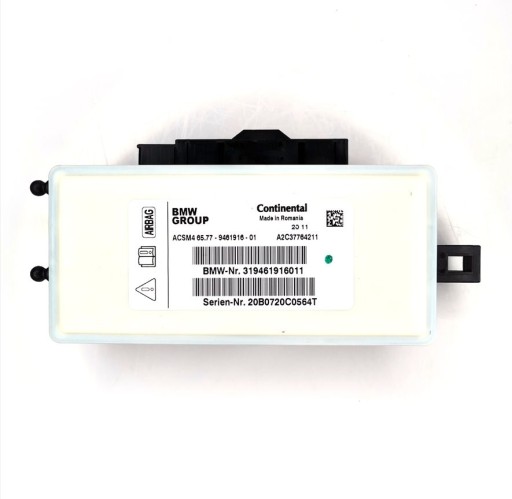Модуль блок керування подушка безопасности bmw oe 9461916 , фото