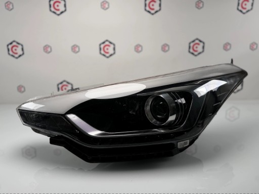 Фонарь левое переднее hyundai i20 ii линза лед , фото