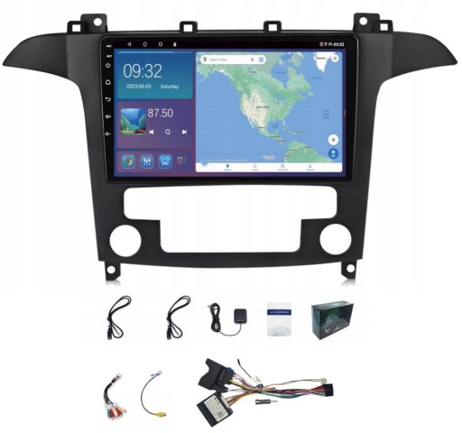 Радио gps android ford smax galaxy wifi usb 16gb , фото