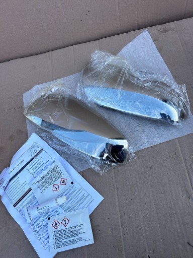 Kia sorento ii 09-14 рестайлинг хром накладки зеркал комплект 2p431ade00st , фото