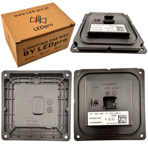 Блок управления светом модуль лед drl renault dacia 260552119r , фото