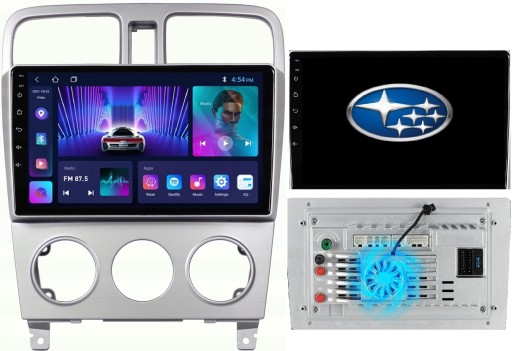 Радио автомобильные ten навигация android subaru forester ii 2004 2/64gb , фото