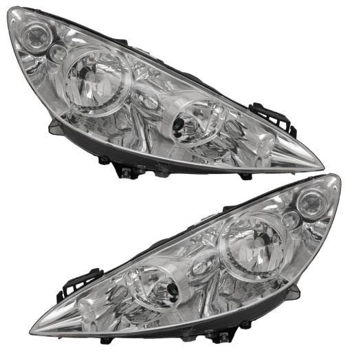 Рефлектор фонарь переднее tyc peugeot rcz 308 2007-2011 комплект , фото