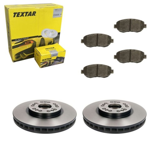 2× textar диски тормозные переднее 92237503 2149001 набор тормозных колодки дисковые тормоза , фото