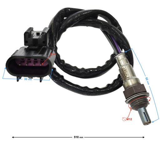 Зонд lambda датчик кисень barton classic 125 romet soft 2 125 euro 4 , фото