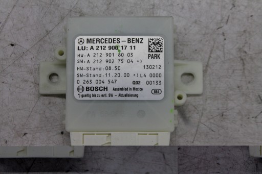 Блок блок управління парктроніки mercedes-benz оригінал a2129001711, фото