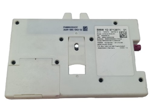 Bmw блок управления модуль телематик telematic atm row , фото