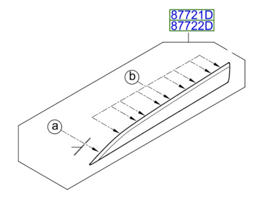 Hyundai oe 877212s000 декоративная накладка / защита дверь , фото