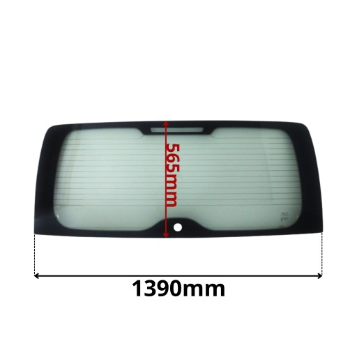 Скло вікно cala w заслінка задній peugeot expert 06-16 0423 , фото