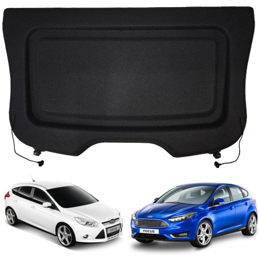 Полиця багажника 112&tech повсть ford focus mk3 2010-2019 hatchback , фото