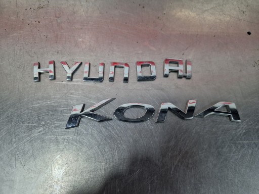 Hyundai kon логотип емблема надпись крышка оригинальный , фото