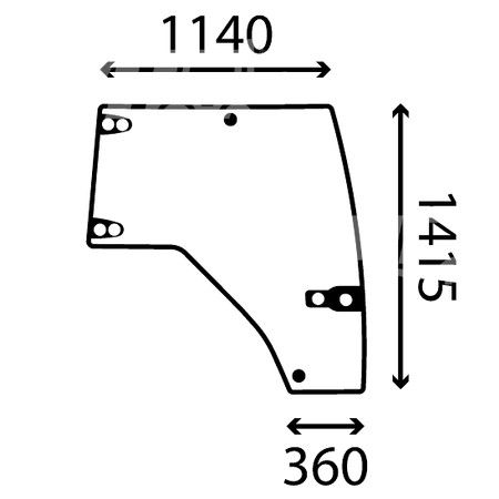 Скло landini потужність mccormick двері p , фото