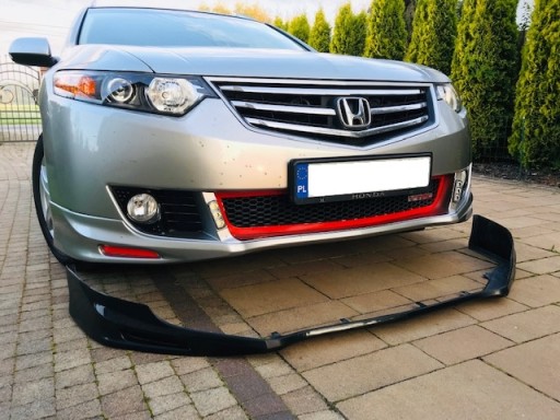 Honda accord 8 спойлер захист переднє s-tape gt sho , фото