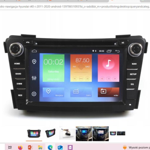 Радио навигация hyundai i40 i 2011-2020 android , фото