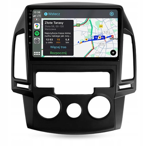 Hyundai i30 2007-2012 радио навигация android авто carplay карты , фото