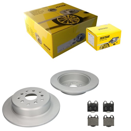 2× textar диски тормозные тормозные колодки задний 92170803 2342901 , фото