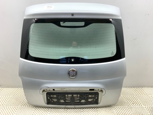 Крышка багажника задний fiat 500 hatchback серебряный задняя , фото