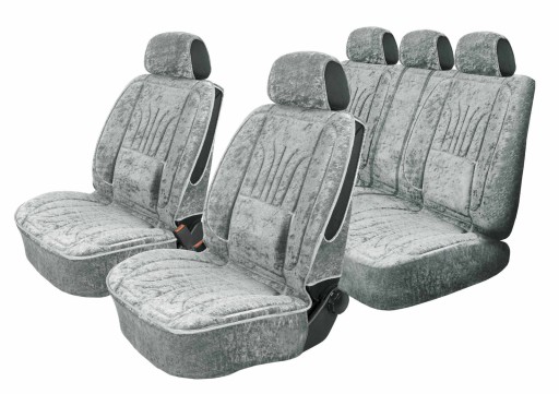 Чохол na комплект сидіння atra велюр чорний універсальні , фото