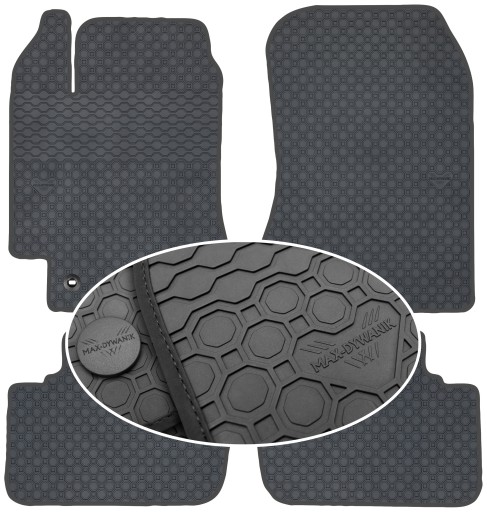Коврики коврик резиновые 4 el. , фото