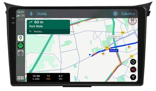 Hyundai i30 2012-2017 навигация android carplay радио карты экран qled , фото