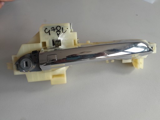 Hyundai genesis g70 2019r ручка дверь хром левое переднее передняя keyless , фото