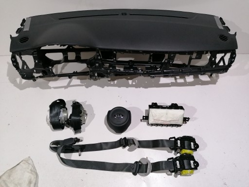 Kia stonic торпедо консоль подушка безопасности подушка безопасности ремень безопасности оригинал , фото