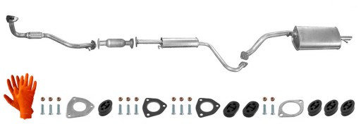 Daewo lanos 1.3 1.5 1.6 1997-2000 hatchback система выхлоп , фото