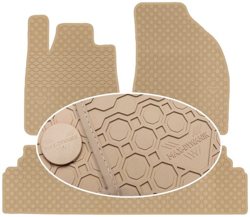 Коврики коврик резиновые 3 el. , фото