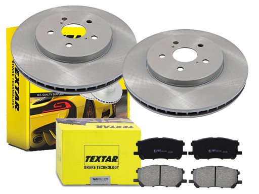 2× textar 92171503 диск тормозной 2373401 набор тормозных колодки дисковые тормоза , фото