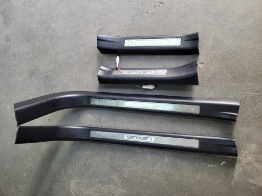 Молдинг накладка порогов переднее зад комплект lexu rx ii 400 300 rx400 h , фото