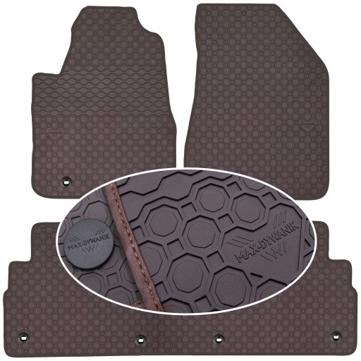 Коврики коврик резиновые 3 el. , фото