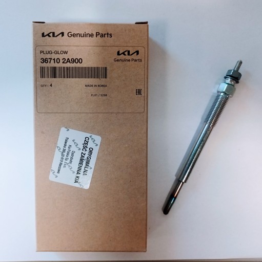 Свеча накала kia oe 367102a900 , фото