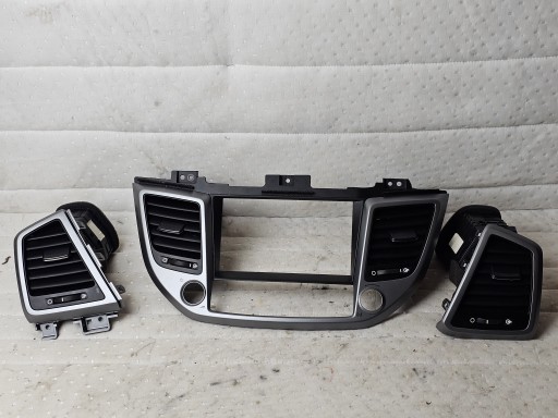 Молдинг декор корпус рамка радио решетка подачи воздуха консоли hyundai tucson ii , фото