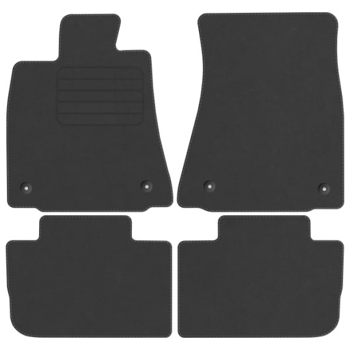 Коврики велюр крепеж в комплекте edecor , фото