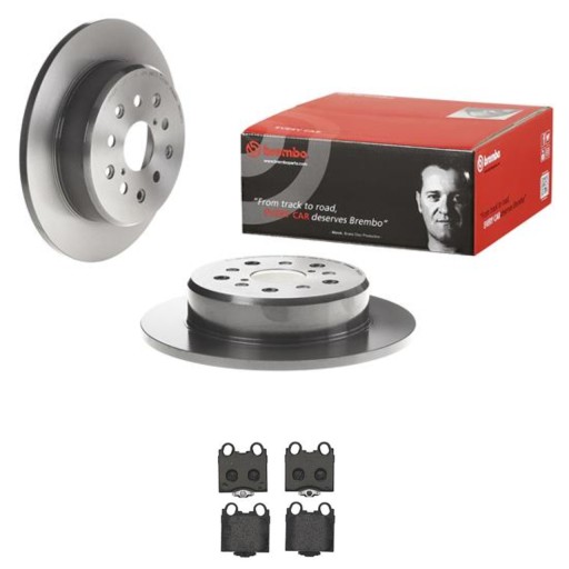 2× brembo диски тормозные тормозные колодки задний 08.a038.11 p 83 045 lexu gs is , фото