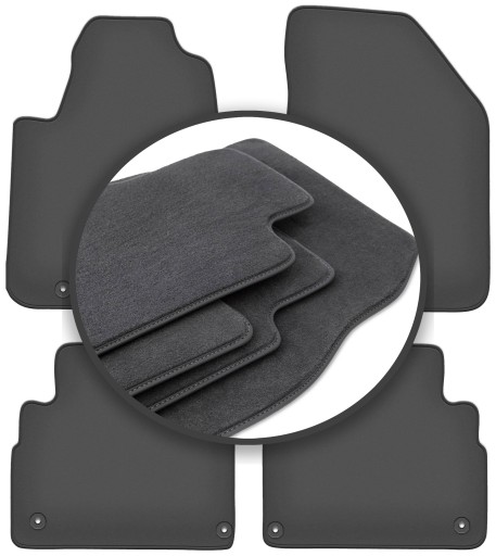 Коврики wielganizator велюр 4 el. , фото