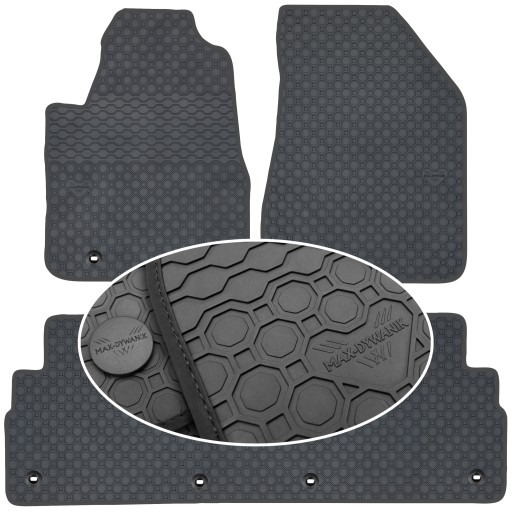 Коврики коврик резиновые 3 el. , фото