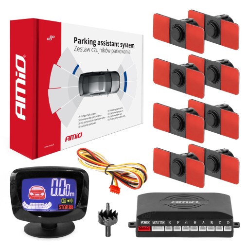 Набор датчиков парковки amio 02258 , фото