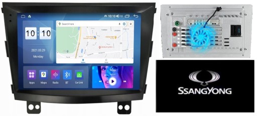 Радио автомобильные ten android ssangyon tivoli 2/64gb 8core , фото