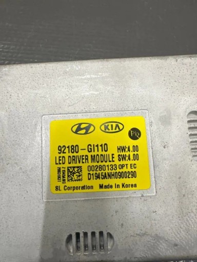 Модуль лед света hyundai 92180gi110 electric 2022 , фото