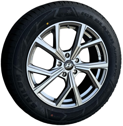 Hyundai tucson iv nx4 колеса зимний 235/55r18 sailun диски немецкий платина , фото